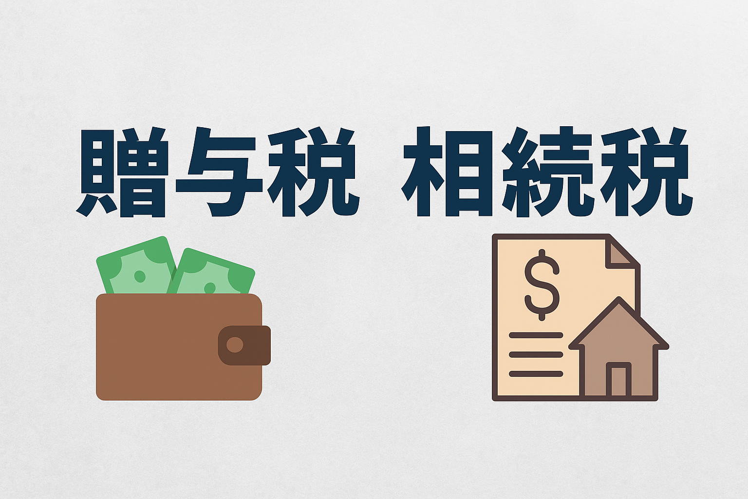 【贈与税と相続税】資産を作る【税金対策】